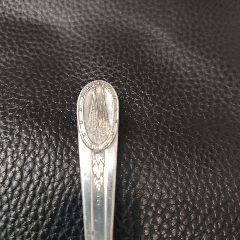 1939 John Quincy Adams No 6 US Presidents Wm Rogers Co IS Silver‎ Plated Spoon